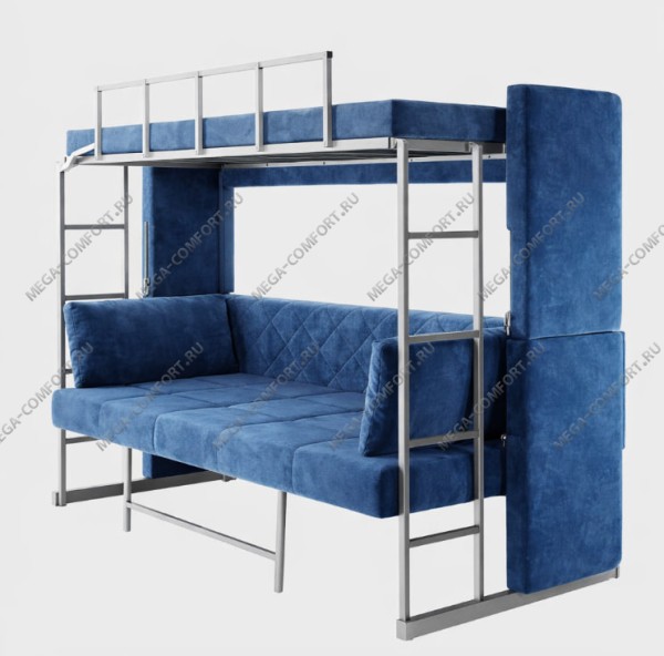 Двухъярусная кровать-диван трансформер ЭЛВА