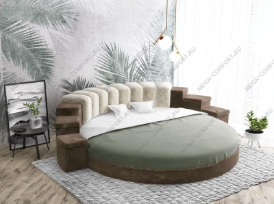 Круглая кровать Донжон