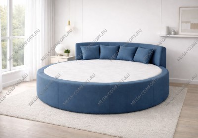 Круглая кровать Индира с матрасом в подарок