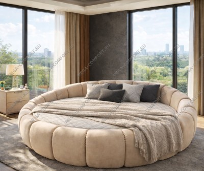 Круглая кровать Малена