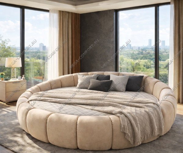 Круглая кровать Малена