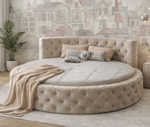 Круглая кровать Аркада