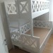 Трехместная двухъярусная кровать Каролина