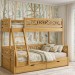 Трехместная двухъярусная кровать Каролина
