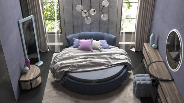 Круглая кровать Жемчужина